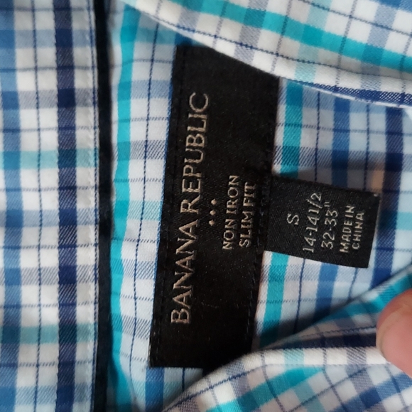 Banana Republic non iron slim fit size S shirt - Picture 2 of 3